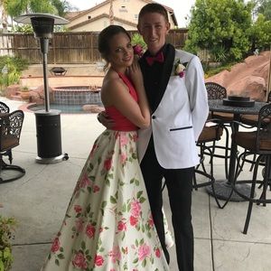 Sherri Hill floral ball gown